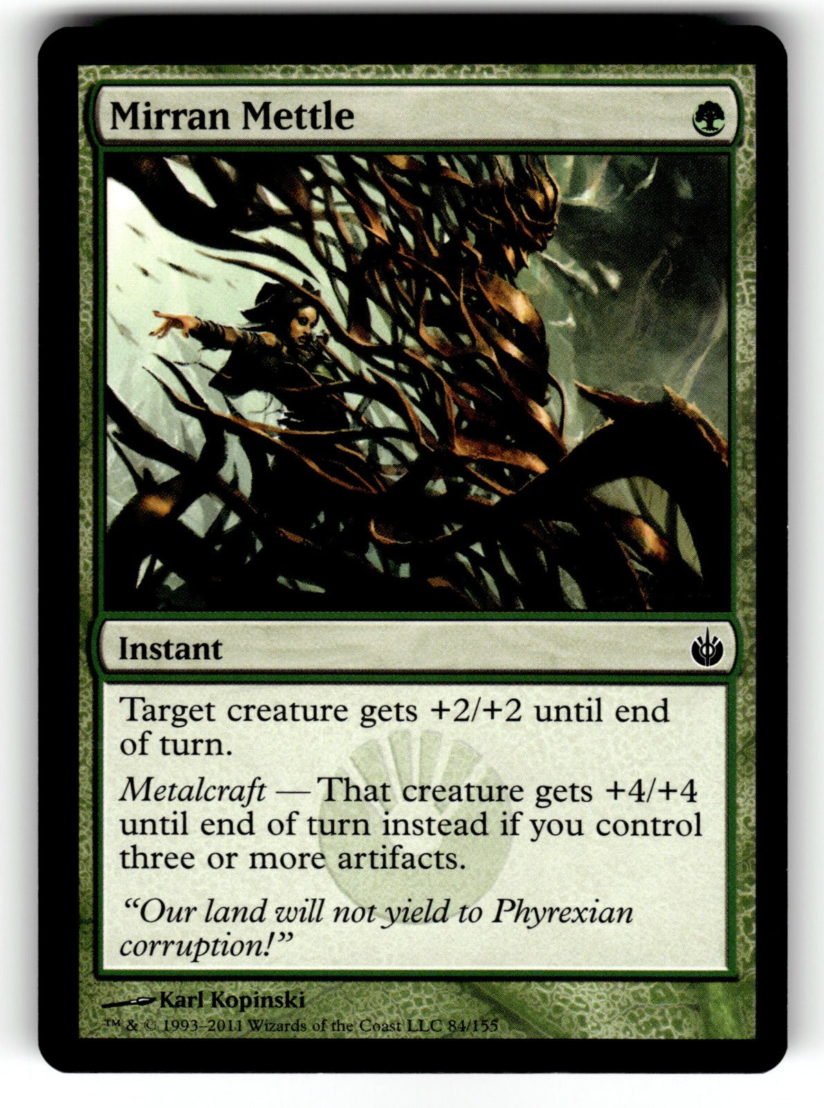 Mirran Mettle – 84 MBS: Mirrodin Besieged C NM