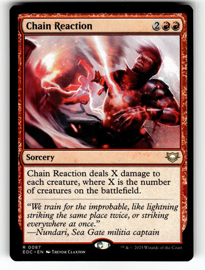 Chain Reaction – 87 EOC: Commander: Edge of Eternities R NM