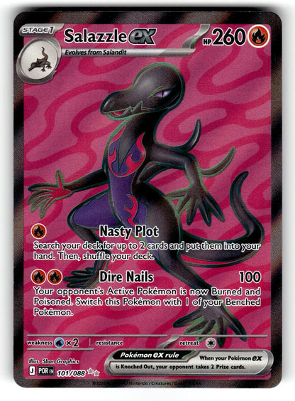 Salazzle ex - – 101/088 POR: ME03: Perfect Order Ultra Rare HoloNM