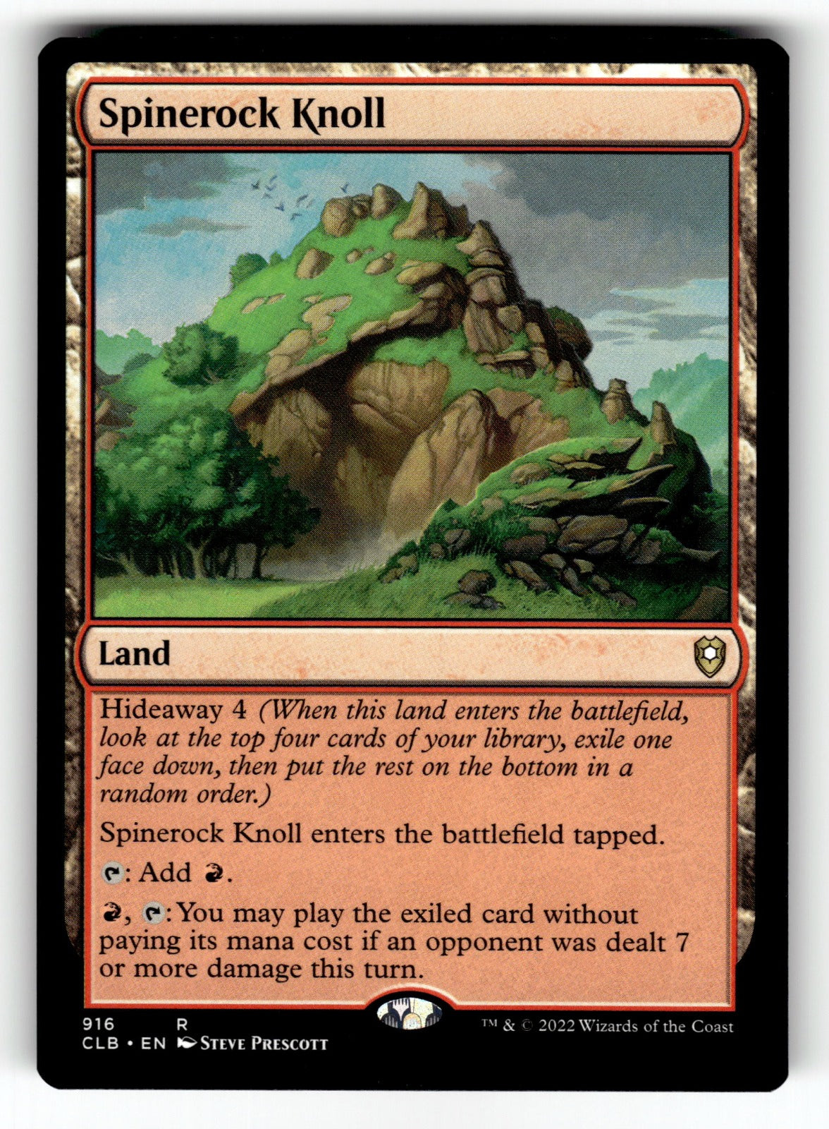 Spinerock Knoll – 916 CLB: Commander Legends: Battle for Baldur's Gate R NM