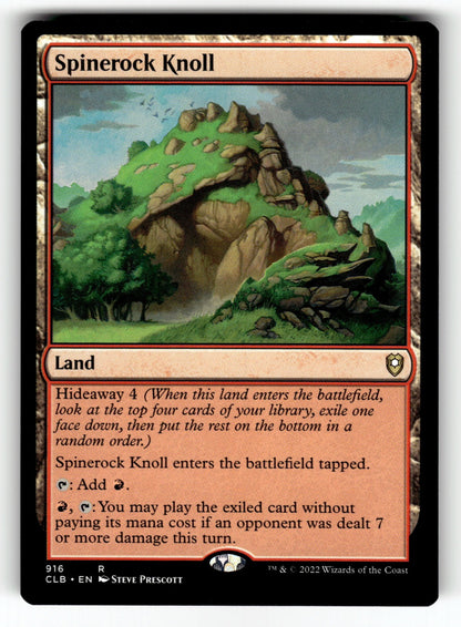 Spinerock Knoll – 916 CLB: Commander Legends: Battle for Baldur's Gate R NM