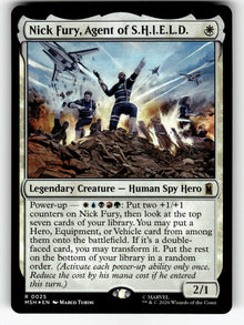 Nick Fury, Agent of S.H.I.E.L.D. – 25 MSH: Marvel Super Heroes R Foil NM