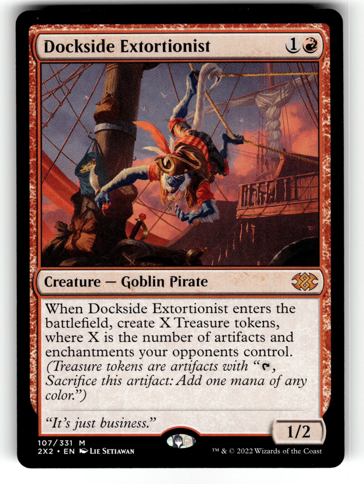Dockside Extortionist – 107 2X2: Double Masters 2022 M NM