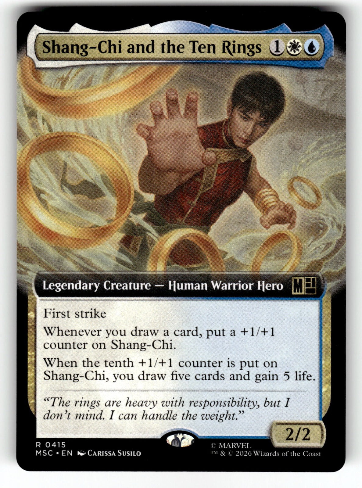 Shang-Chi and the Ten Rings (Extended Art) – 415 MSC: Commander: Marvel Super Heroes R NM