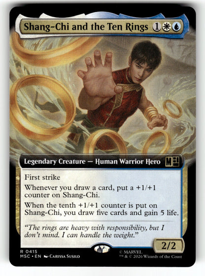 Shang-Chi and the Ten Rings (Extended Art) – 415 MSC: Commander: Marvel Super Heroes R NM