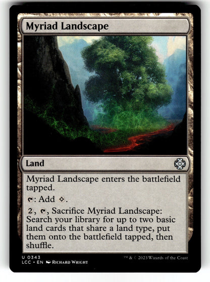 Myriad Landscape – 343 LCC: Commander: The Lost Caverns of Ixalan U NM