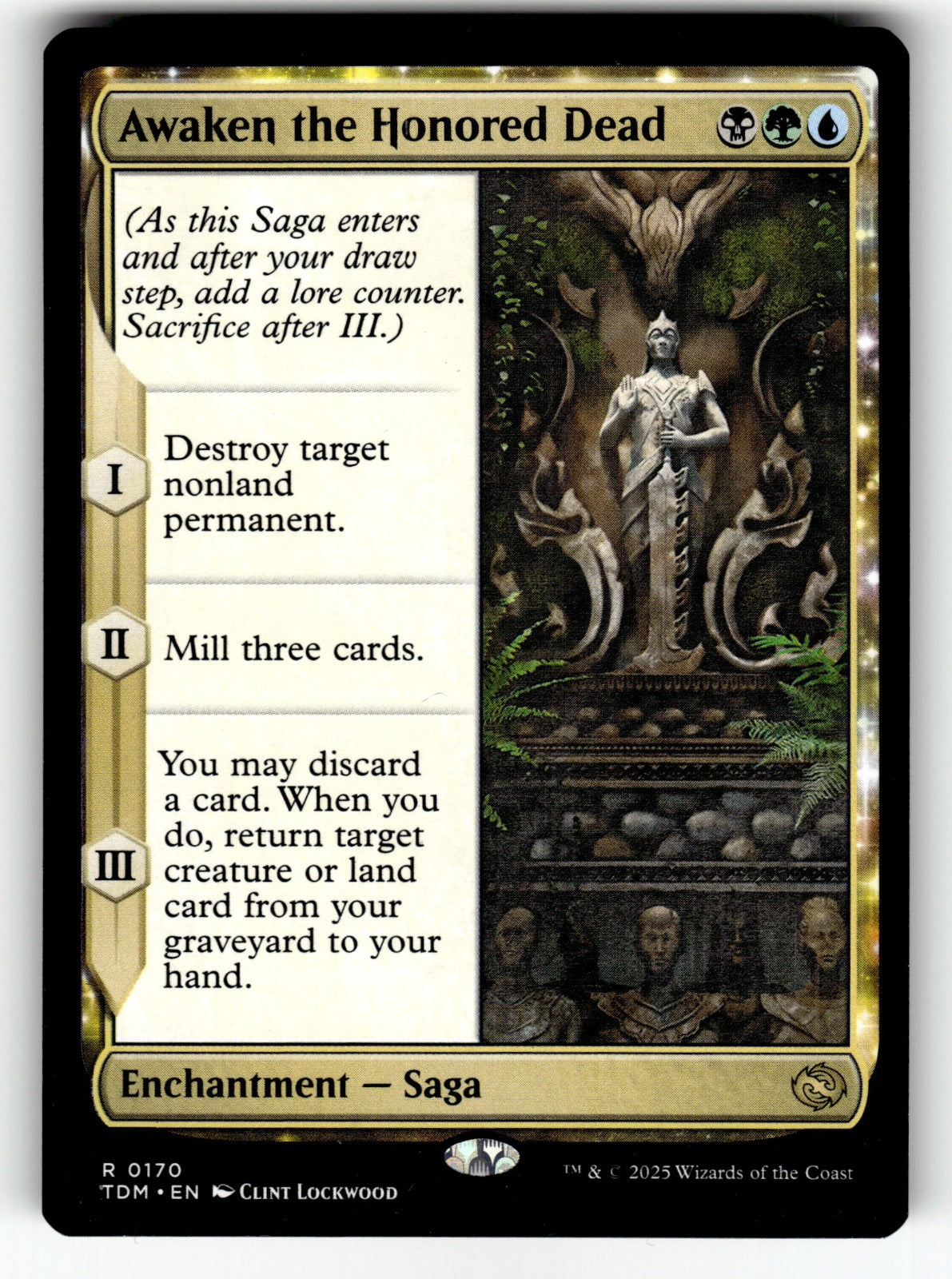 Awaken the Honored Dead – 170 TDM: Tarkir: Dragonstorm R NM