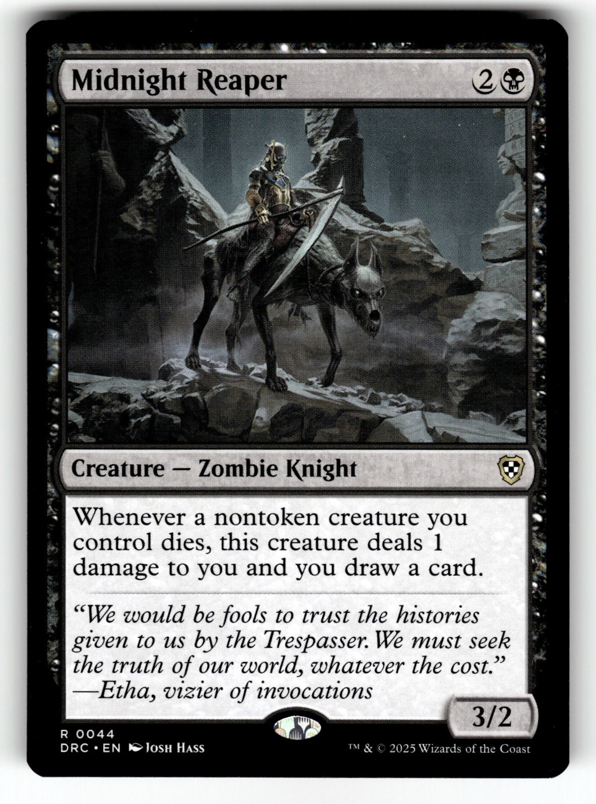 Midnight Reaper – 44 DRC: Commander: Aetherdrift R NM