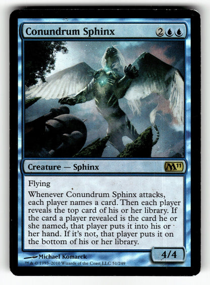 Conundrum Sphinx – 51 M11: Magic 2011 (M11) R Foil LP