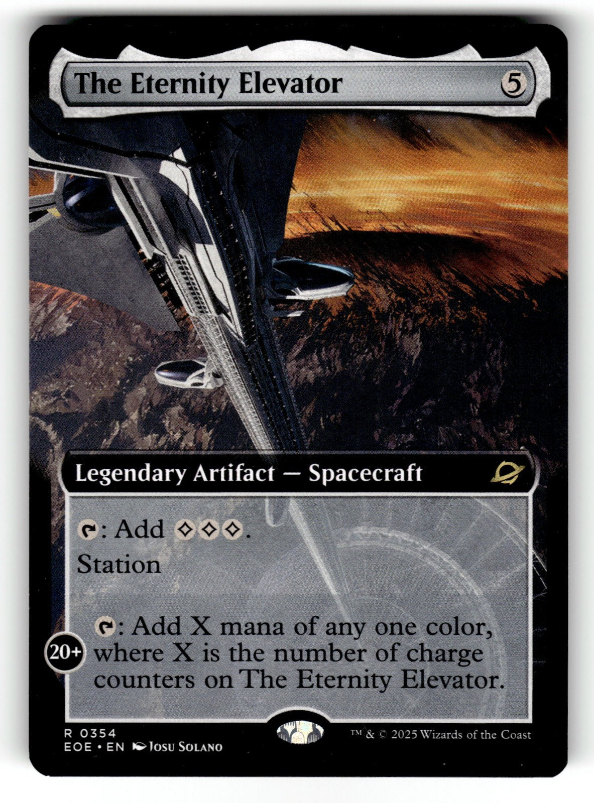 The Eternity Elevator (Extended Art) – 354 EOE: Edge of Eternities R LP