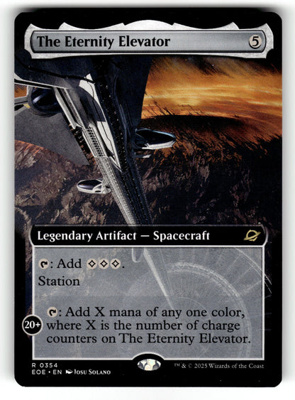 The Eternity Elevator (Extended Art) – 354 EOE: Edge of Eternities R LP