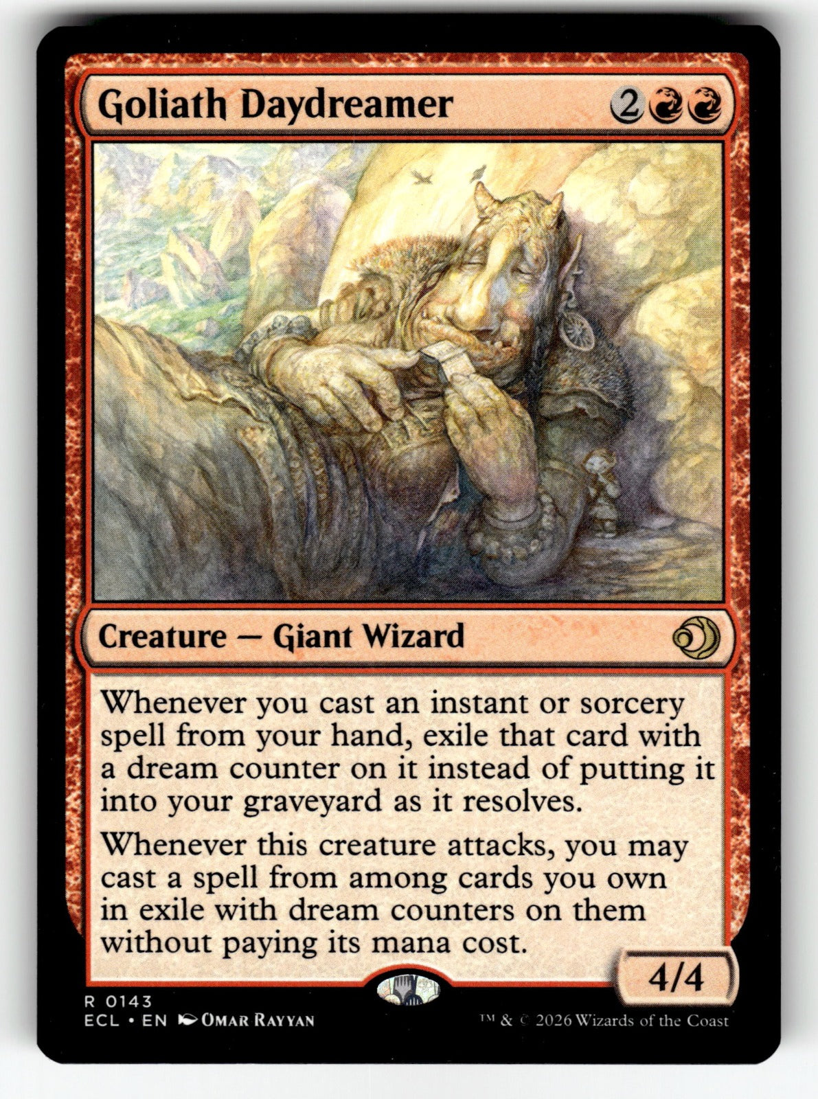 Goliath Daydreamer – 143 ECL: Lorwyn Eclipsed R NM