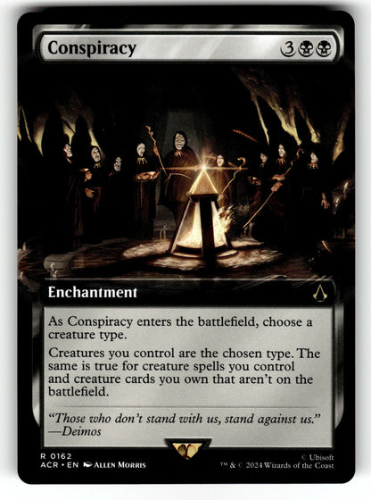 Conspiracy (Extended Art) – 162 ACR: Universes Beyond: Assassin's Creed R NM