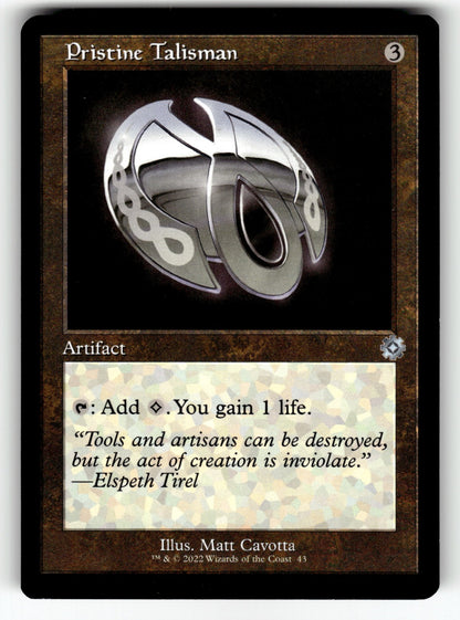 Pristine Talisman – 43 BRR: The Brothers' War: Retro Frame Artifacts U NM