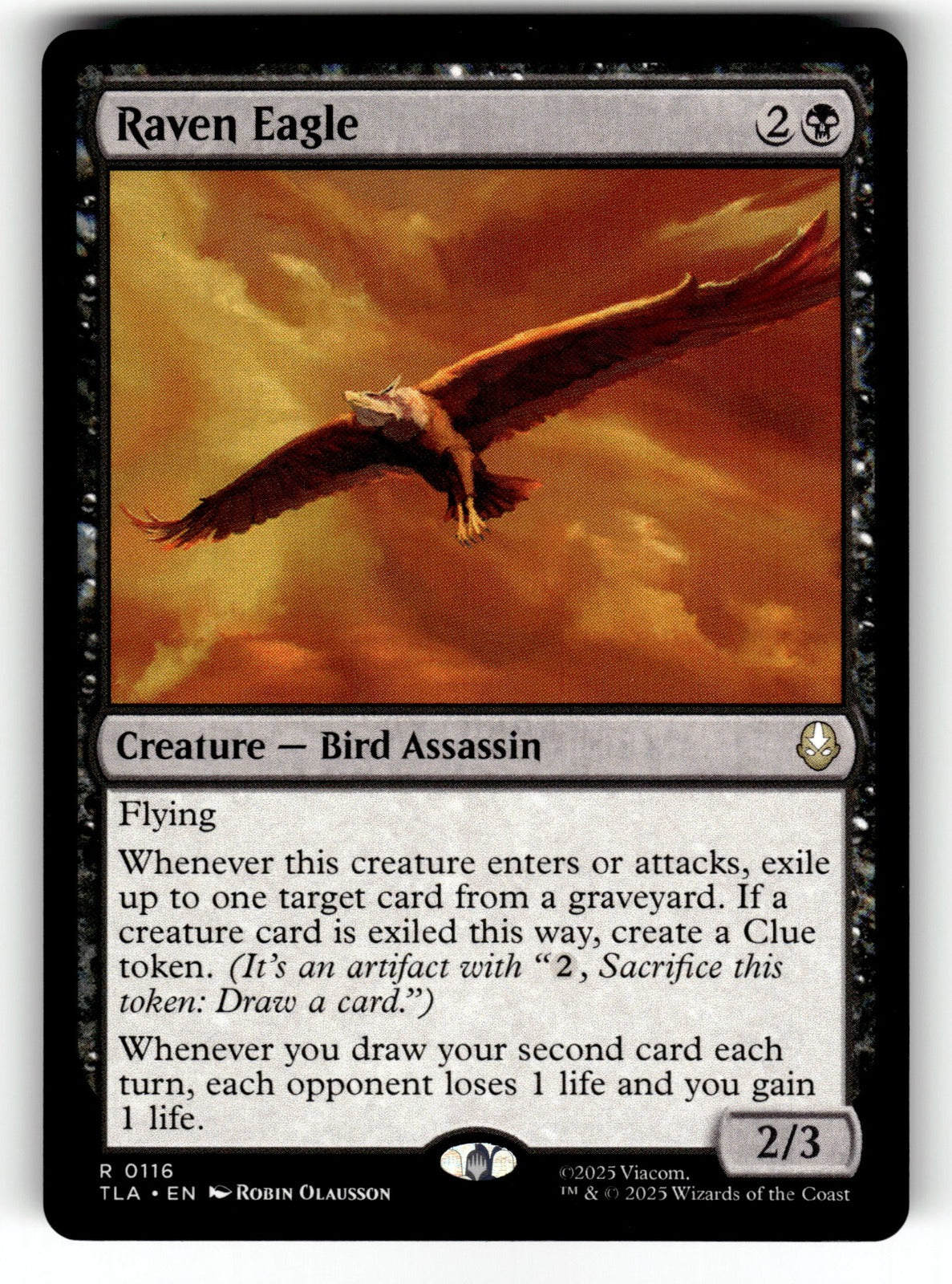 Raven Eagle – 116 TLA: Avatar: The Last Airbender R NM