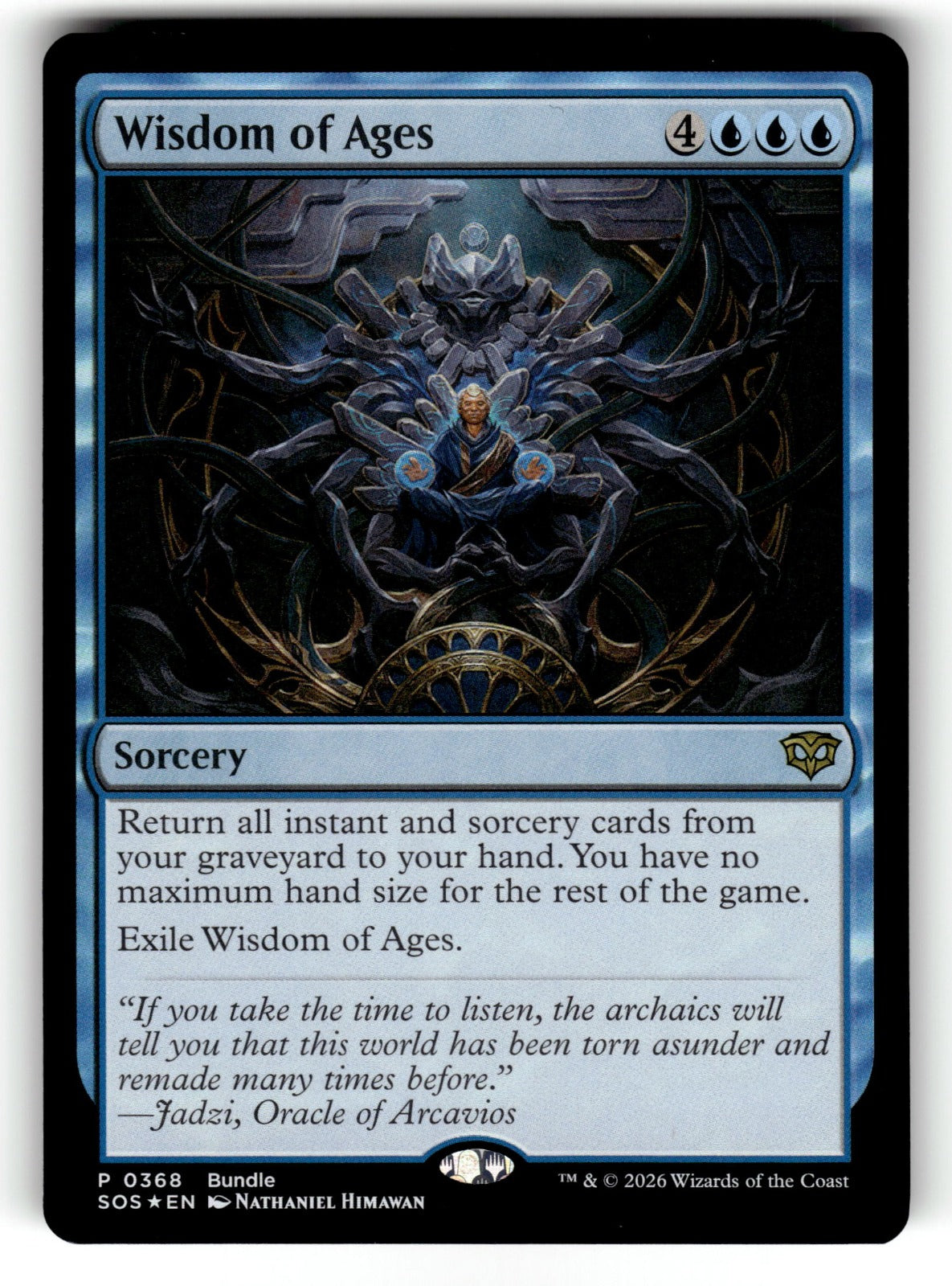 Wisdom of Ages (SOS Bundle) – 368 UMP: Unique and Miscellaneous Promos P Foil NM