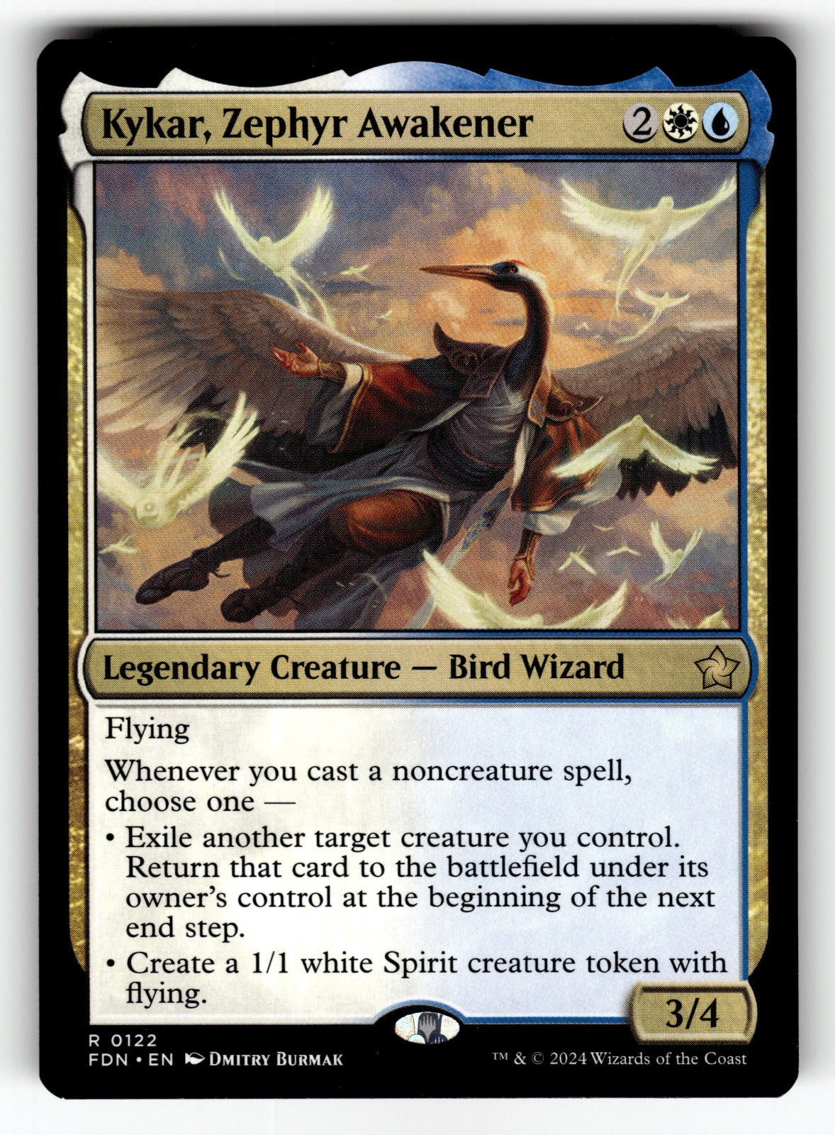 Kykar, Zephyr Awakener – 122 FDN: Foundations R NM