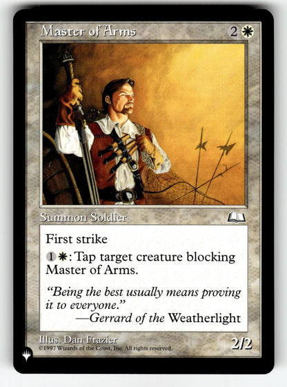 Master of Arms – LIST: The List Reprints U NM
