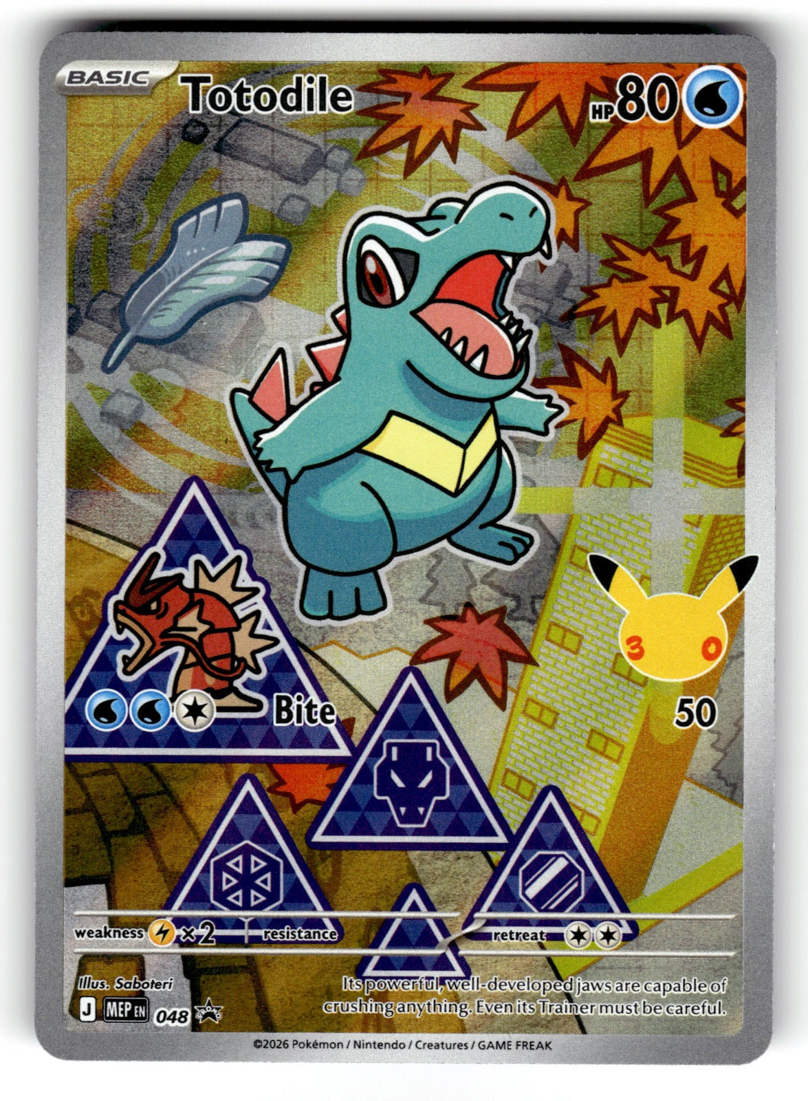 Totodile - – 048 MEP: ME: Mega Evolution Promo Promo Holo NM