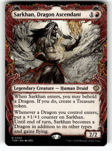 Sarkhan, Dragon Ascendant (Showcase) – 302 TDM: Tarkir: Dragonstorm R NM