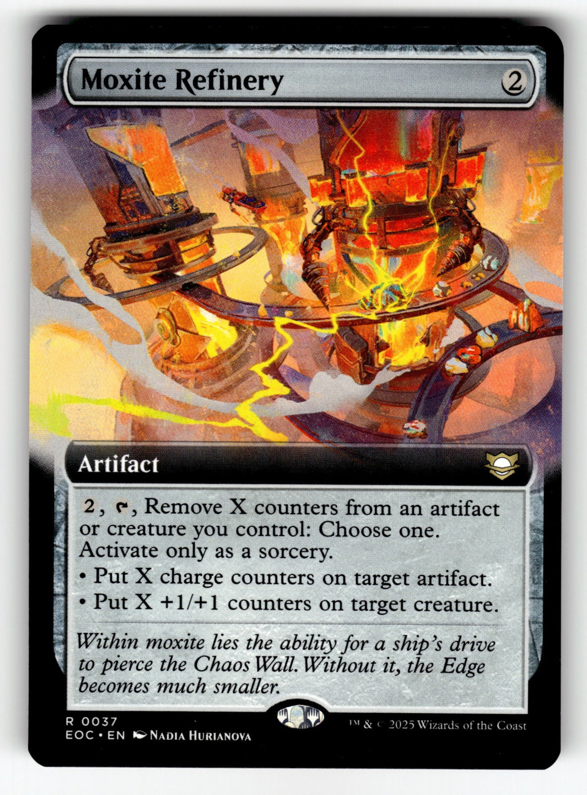 Moxite Refinery (Extended Art) – 37 EOC: Commander: Edge of Eternities R LP