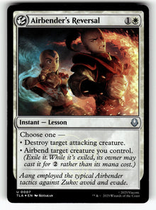Airbender's Reversal – 7 TLA: Avatar: The Last Airbender U Foil NM