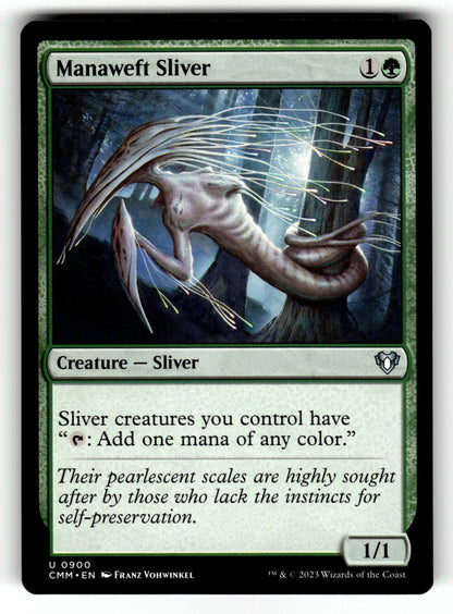 Manaweft Sliver – 900 CMM: Commander Masters U NM