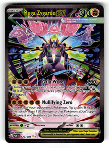 Mega Zygarde ex – 120/088 POR: ME03: Perfect Order Special Illustration Rare Holo NM