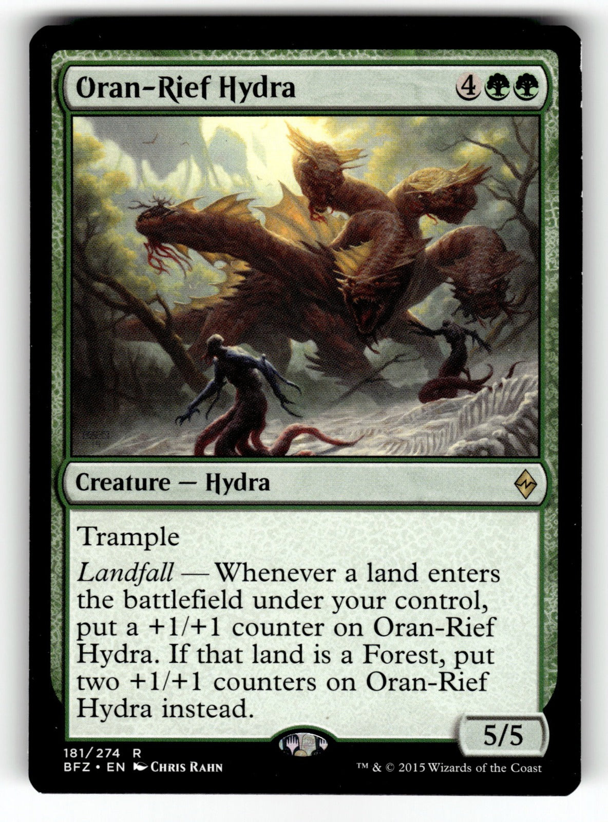 Oran-Rief Hydra – 181 BFZ: Battle for Zendikar R NM