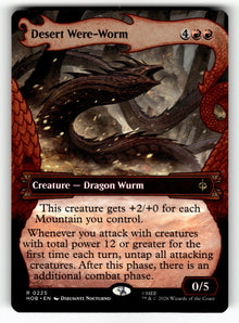 Desert Were-Worm (Showcase) – 225 HOB: The Hobbit R NM