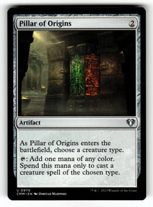 Pillar of Origins – 970 CMM: Commander Masters U LP
