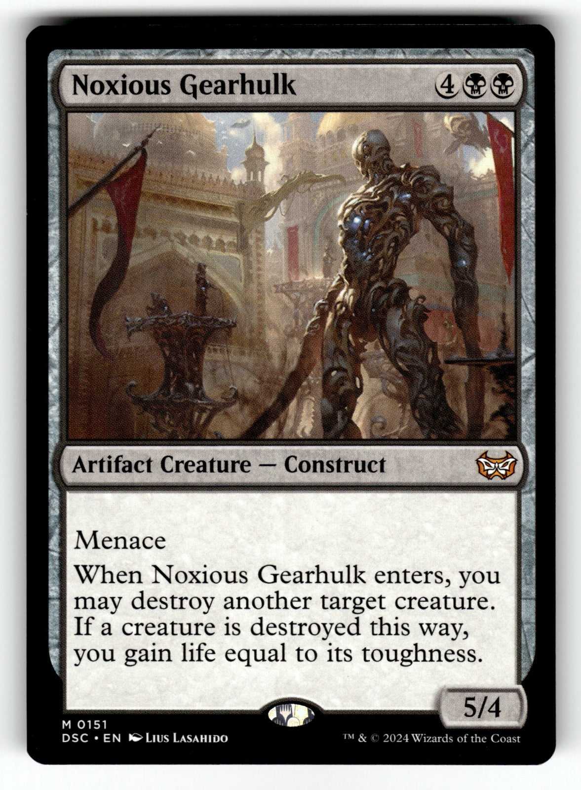 Noxious Gearhulk – 151 DSC: Commander: Duskmourn: House of Horror M NM