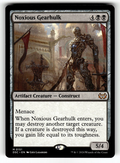 Noxious Gearhulk – 151 DSC: Commander: Duskmourn: House of Horror M NM