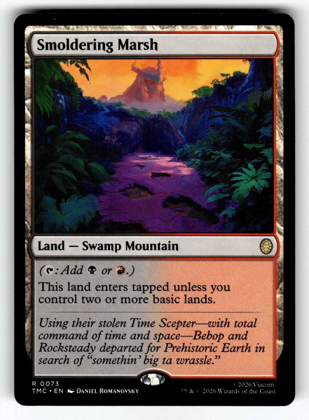 Smoldering Marsh – 73 TMC: Commander: Teenage Mutant Ninja Turtles R NM