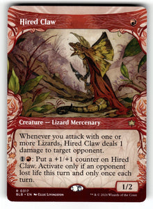 Hired Claw (Showcase) – 317 BLB: Bloomburrow R LP