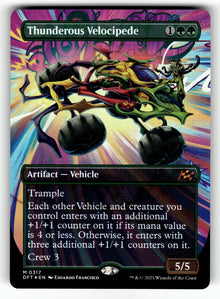 Thunderous Velocipede (Borderless) – 317 DFT: Aetherdrift M FoilNM