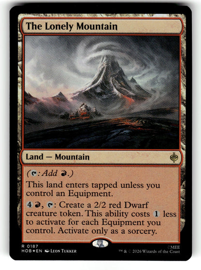 The Lonely Mountain – 187 HOB: The Hobbit R Foil NM