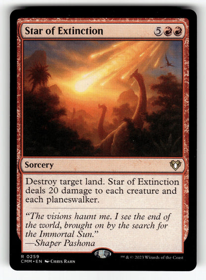 Star of Extinction – 259 CMM: Commander Masters R NM