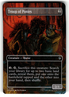 Troop of Ponies (Borderless) – 199 HOB: The Hobbit U Foil LP