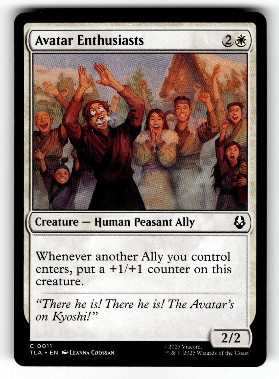 Avatar Enthusiasts – 11 TLA: Avatar: The Last Airbender C NM