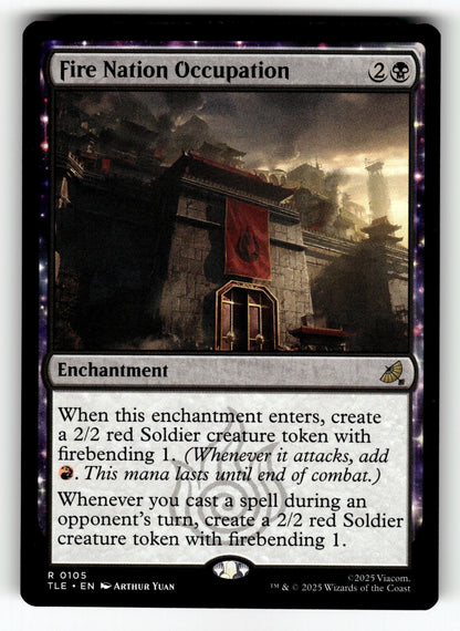 Fire Nation Occupation – 105 TLE: Avatar: The Last Airbender: Eternal-Legal R NM
