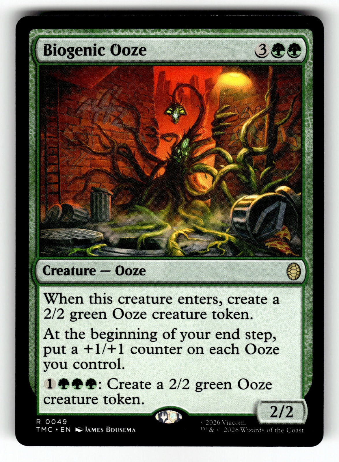Biogenic Ooze – 49 TMC: Commander: Teenage Mutant Ninja Turtles R NM