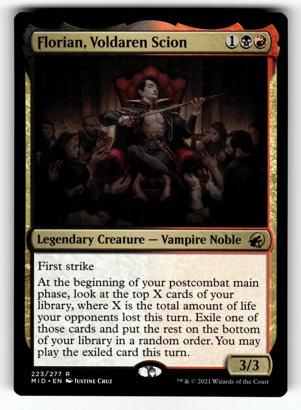 Florian, Voldaren Scion – 223 PRE: Prerelease Cards R FoilNM