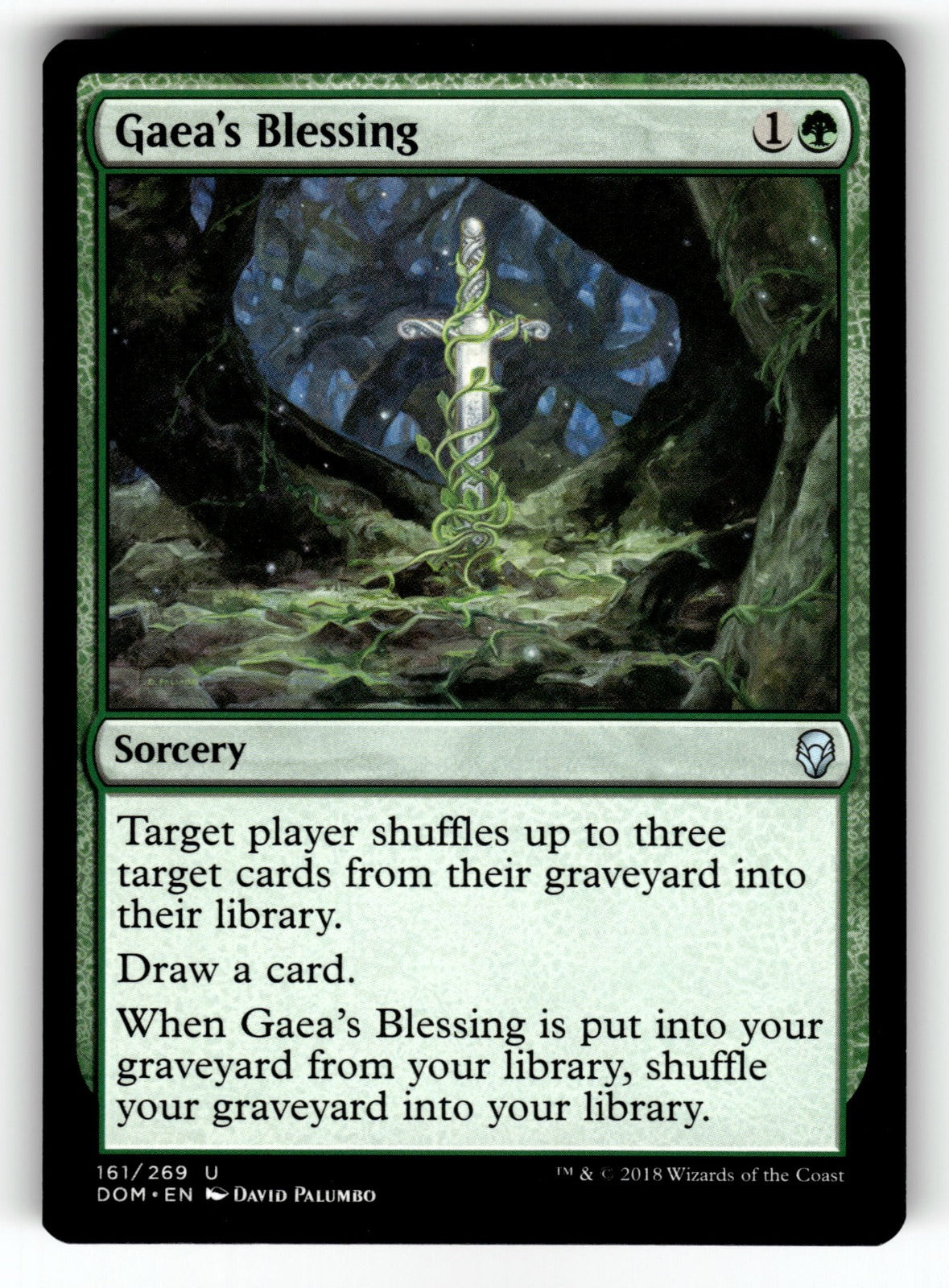 Gaea's Blessing – 161 DOM: Dominaria U NM