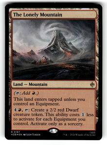 The Lonely Mountain – 187 HOB: The Hobbit R Foil NM
