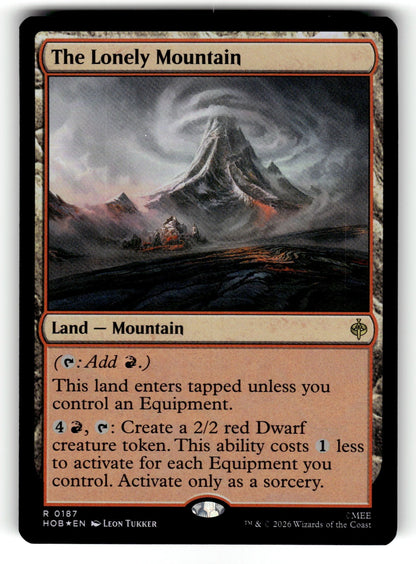 The Lonely Mountain – 187 HOB: The Hobbit R Foil NM