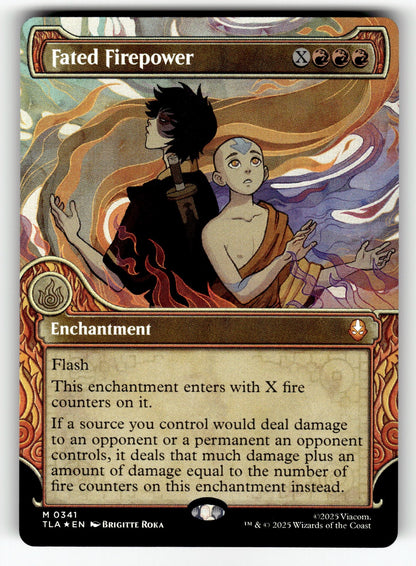 Fated Firepower (Showcase) – 341 TLA: Avatar: The Last Airbender M Foil NM
