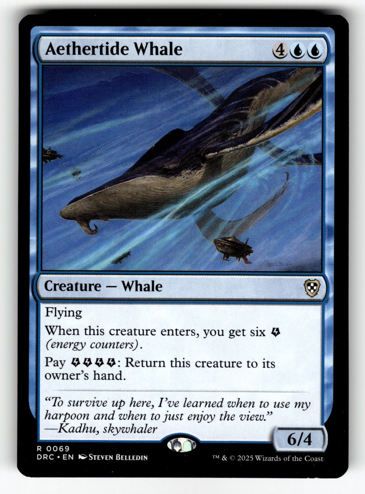 Aethertide Whale – 69 DRC: Commander: Aetherdrift R LP