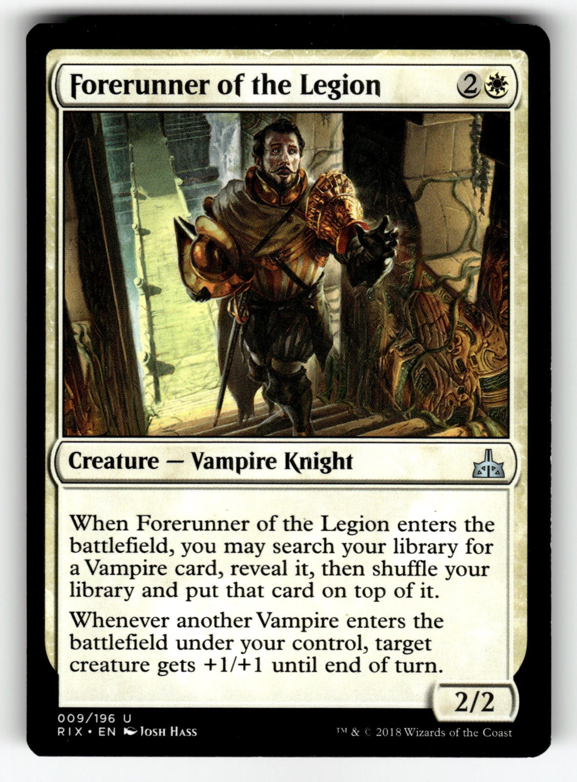 Forerunner of the Legion – 9 RIX: Rivals of Ixalan U LP