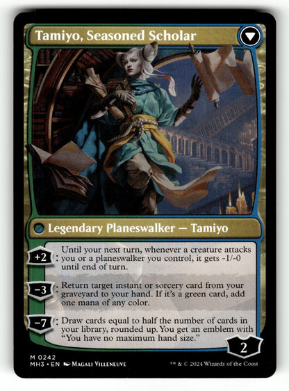 Tamiyo, Inquisitive Student – 242 MH3: Modern Horizons 3 M LP (Back)